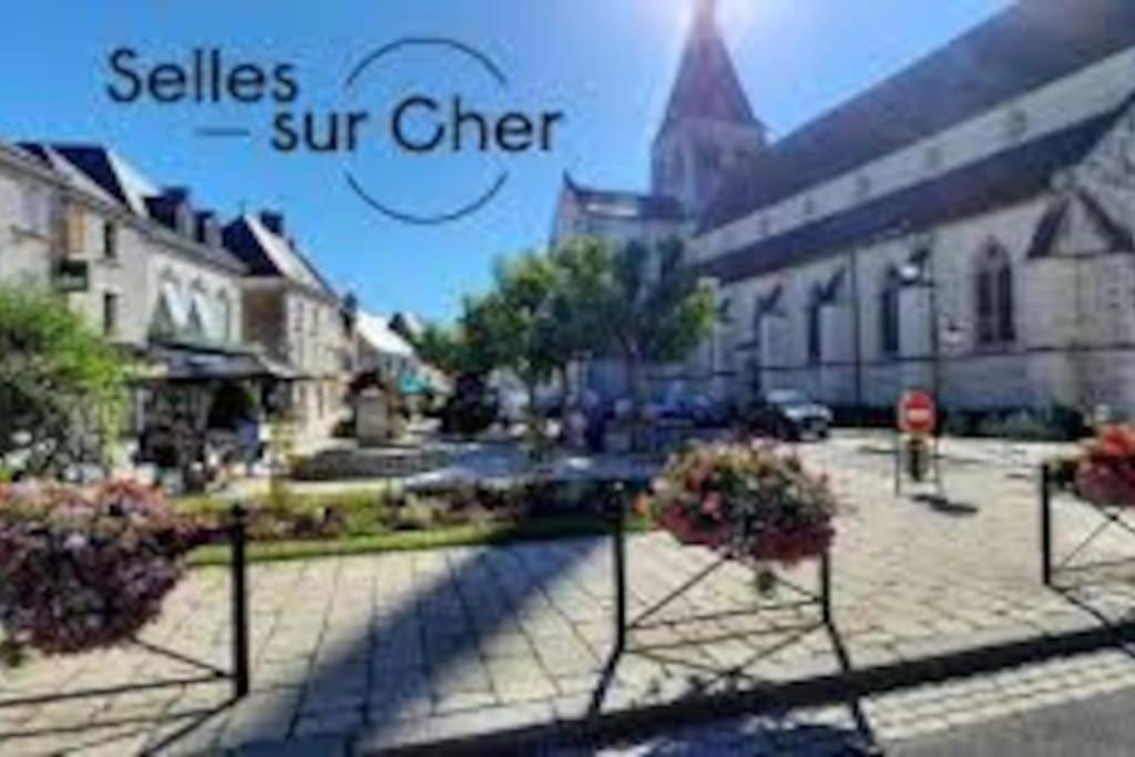 Maison De Ville Proche Beauval Avec Parking 谢尔河畔塞勒 外观 照片
